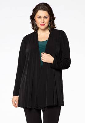 Yoek Vest met knopen | Zwart | Maat 58/60