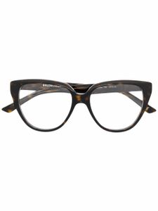 Balenciaga Eyewear lunettes de vue à monture papillon - Marron