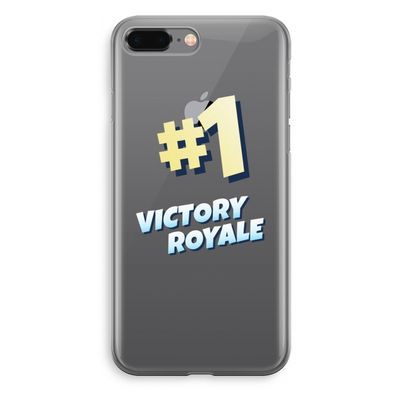Victory Royale: iPhone 8 Plus Transparant Hoesje