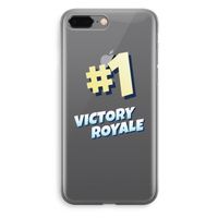 Victory Royale: iPhone 8 Plus Transparant Hoesje