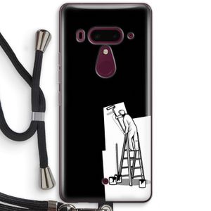 Musketon Painter: HTC U12+ Transparant Hoesje met koord