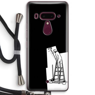 Musketon Painter: HTC U12+ Transparant Hoesje met koord