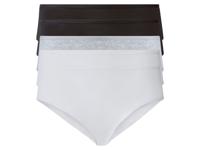 esmara 5 dames hipsters (XXL (52/54), Zwart/grijs/wit)