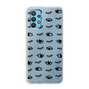 Eye pattern #2: Samsung Galaxy A32 4G Transparant Hoesje