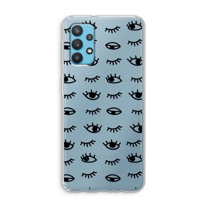 Eye pattern #2: Samsung Galaxy A32 4G Transparant Hoesje