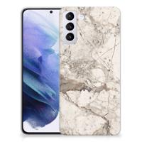 Samsung Galaxy S21 Plus | TPU | Siliconen hoesje | Marmer Beige