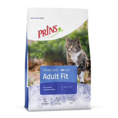 Prins Vitalcare Adult Fit kattenvoer 4kg