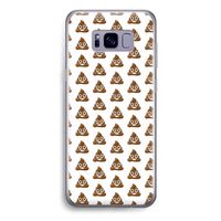 Poop emoji: Samsung Galaxy S8 Plus Transparant Hoesje