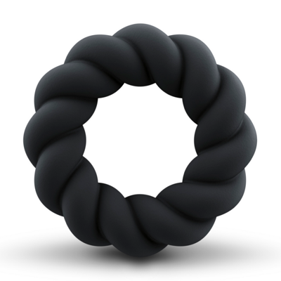 Rocks-Off Twist - Non-Vibrating Cockring - Zwart