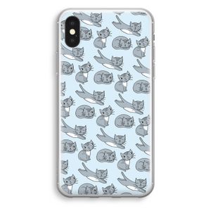 Poezen: iPhone X Transparant Hoesje
