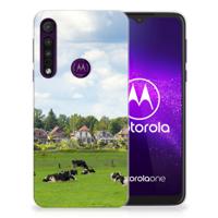 Motorola One Macro | TPU Hoesje | Koeien