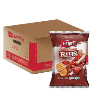 Herr's - Baby Back Ribs Chips - 12x 170g