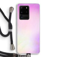Flow mist pastel: Samsung Galaxy S20 Ultra Transparant Hoesje met koord Flow mist pastel: Samsung Galaxy S20 Ultra Transparant Hoesje met koord