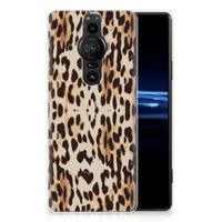 Sony Xperia Pro-I TPU Hoesje Leopard