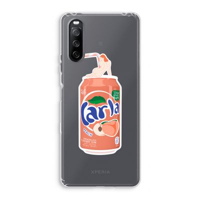 S(peach)less: Sony Xperia 10 III Transparant Hoesje