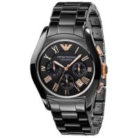Emporio Armani Heren Ceramica zwarte chronograaf horloge AR1410