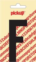 Plakletter Nobel Sticker zwarte letter F - Pickup