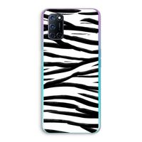 Zebra pattern: Oppo A72 Transparant Hoesje