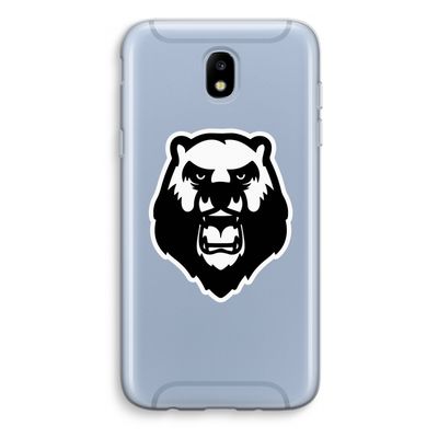 Angry Bear (white): Samsung Galaxy J5 (2017) Transparant Hoesje