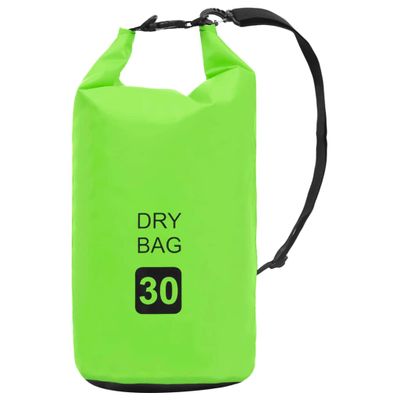 VidaXL Drybag 30 l pvc groen
