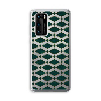 Moroccan tiles: Huawei P40 Transparant Hoesje