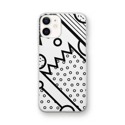 Pop Art #4: iPhone 12 mini Transparant Hoesje