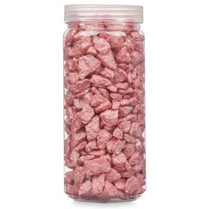 Giftdecor decoratie stenen/steentjes/kiezels - roze - 10-20 mm steentjes - potje 700 gram