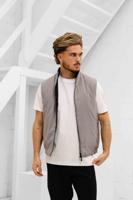 Cou7ure Essentials Reversible Reflection Bodywarmer Heren Grijs/Zwart - Maat S - Kleur: ZwartGrijs | Soccerfanshop