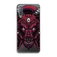 Hell Hound and Serpents: Samsung Galaxy A7 (2018) Transparant Hoesje