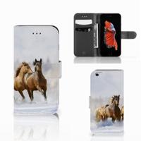 Apple iPhone 6 | 6s | Telefoonhoesje | Met pasjeshouder | Paarden