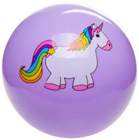 LG Imports speelbal eenhoorn 15 cm paars - thumbnail