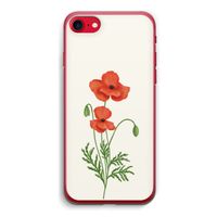 Red poppy: iPhone SE 2020 Transparant Hoesje