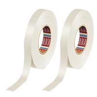 Tesa isolatietape - 2x - rol - wit - 10 mtr x 1,5 cm - universele tape - klusbenodigdheden