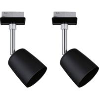 Paulmann 41303 230V-railsysteem set URail GU10 10 W LED Zwart (mat), Chroom