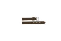 Horlogeband Universeel C329 Leder Bruin 12mm