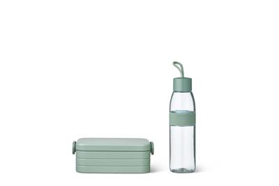 2-delige Mepal lunchset nordic sage lunchbox + waterfles