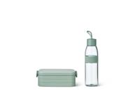 2-delige Mepal lunchset nordic sage lunchbox + waterfles