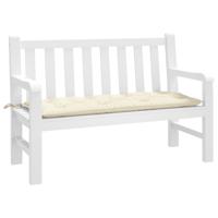 Tuinbankkussen 120x50x7 cm oxford stof crmekleurig