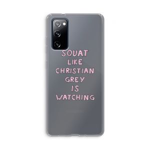 Christian Grey: Samsung Galaxy S20 FE / S20 FE 5G Transparant Hoesje