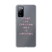 Christian Grey: Samsung Galaxy S20 FE / S20 FE 5G Transparant Hoesje