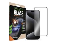 Striker Striker D3O Xtreme Impact Glass Screen Protector - Black Frame - Apple iPhone 15 Pro Max