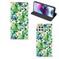 Motorola Moto G100 Smart Cover Orchidee Groen