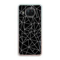 Geometrische lijnen wit: Xiaomi Mi 10T Lite 5G Transparant Hoesje