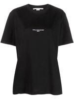 Stella McCartney t-shirt en coton à logo imprimé - Noir - thumbnail