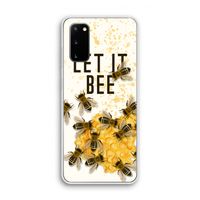 Let it bee: Samsung Galaxy S20 Transparant Hoesje