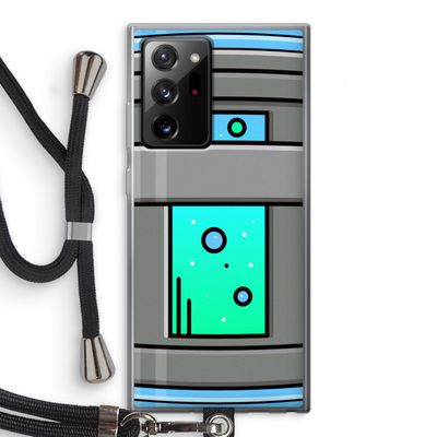 Chug Bottle: Samsung Galaxy Note 20 Ultra / Note 20 Ultra 5G Transparant Hoesje met koord