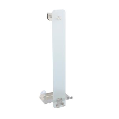 Best Design Best-Design "Ore" IBRO wand-Handdoek opbergbeugel RVS/Mat-glas