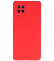 Lunso - Softcase hoes -  Samsung Galaxy A42  - Rood - thumbnail