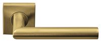 Deurkruk BASICS LB2-19BSQ geveerd op vierkant rozet - PVD goud