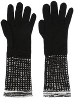 Missoni gants en laine - Noir